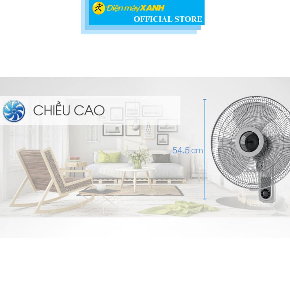 Quạt treo tường Midea 3 cánh FW40-6H 55W - Hàng Chính Hãng