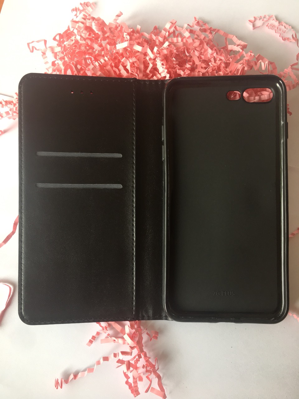 Bao Da Kiêm Ví Cầm Tay cho Iphone 6pLus/6SPlus