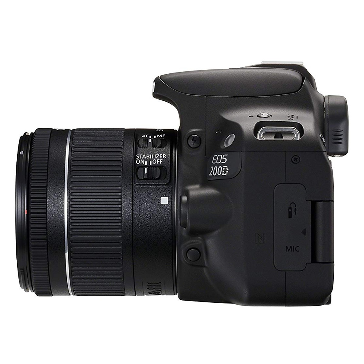 Máy Ảnh Canon EOS 200D + 18-55mm IS STM (Đen) - Hàng Nhập Khẩu