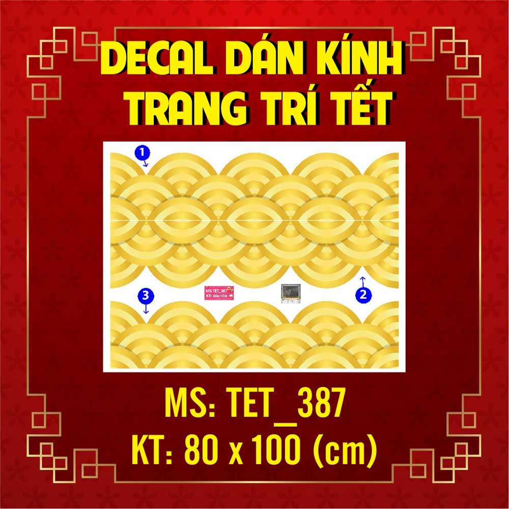 DECAL TRANG TRÍ TẾT 2023 COMBO SỐ 40