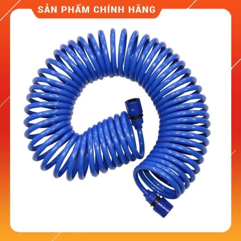 Bộ vòi xịt nước tưới cây đa năng tăng áp lực nước kèm dây tưới dạng lò xo co dãn 701-2814 loại 10m