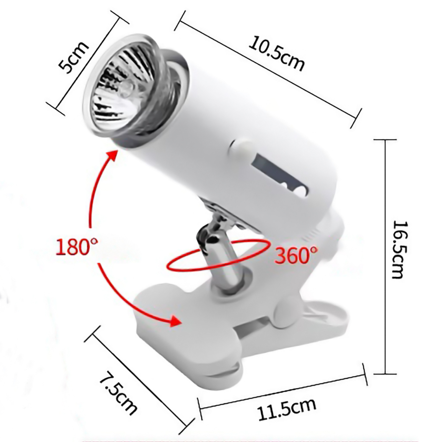 Đèn và kẹp đèn sưởi cho rùa và bò sát - đèn UVA UVB cho thú cưng