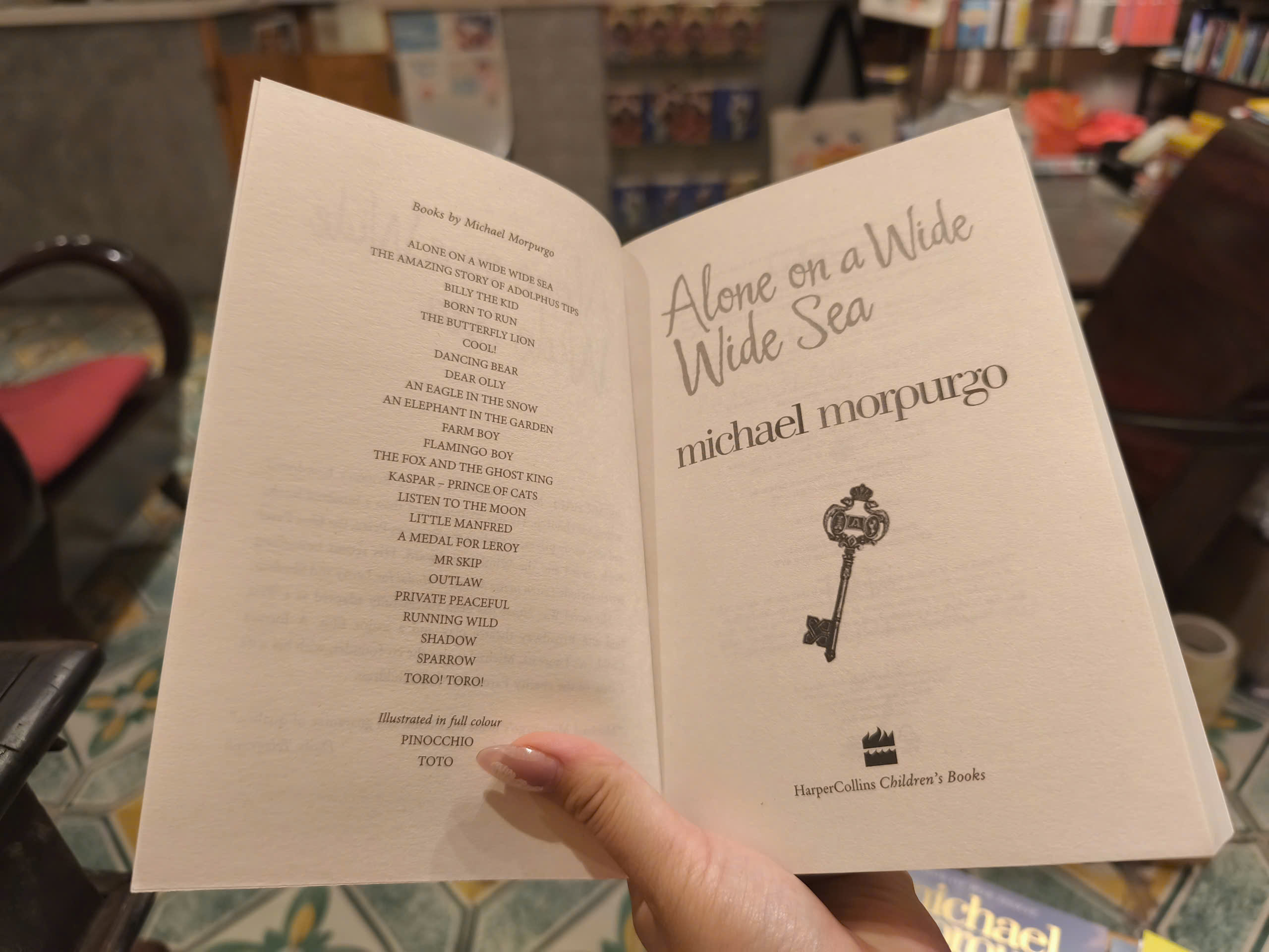 Alone on a Wide Wide Sea by Michael Morpurgo - Children Story book in English - Sách Ngoại Văn