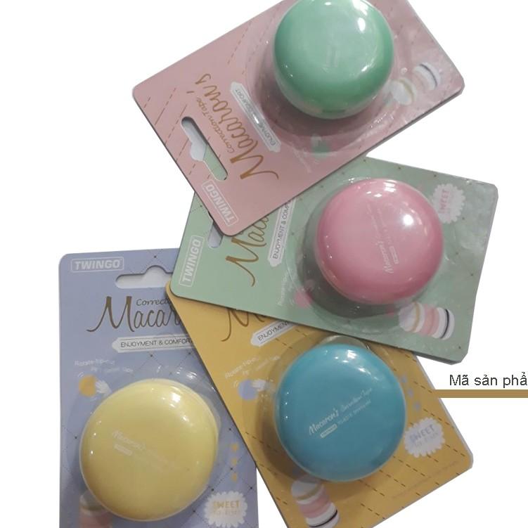 Set 2 Xóa kéo hình bánh macaron nhiều màu dễ thương B318