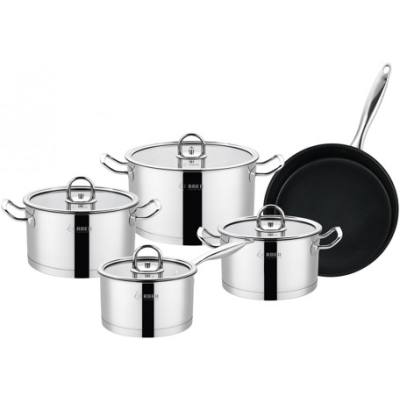 Bộ nồi inox 3 đáy Arber AN-05BB hàng chính hãng