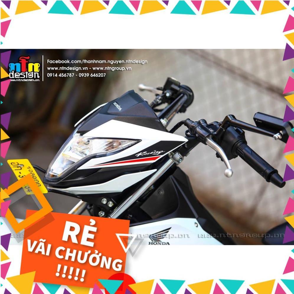 Tem Rời Sonic Mẫu Chữ Tàu 150R Đen Trắng Đỏ