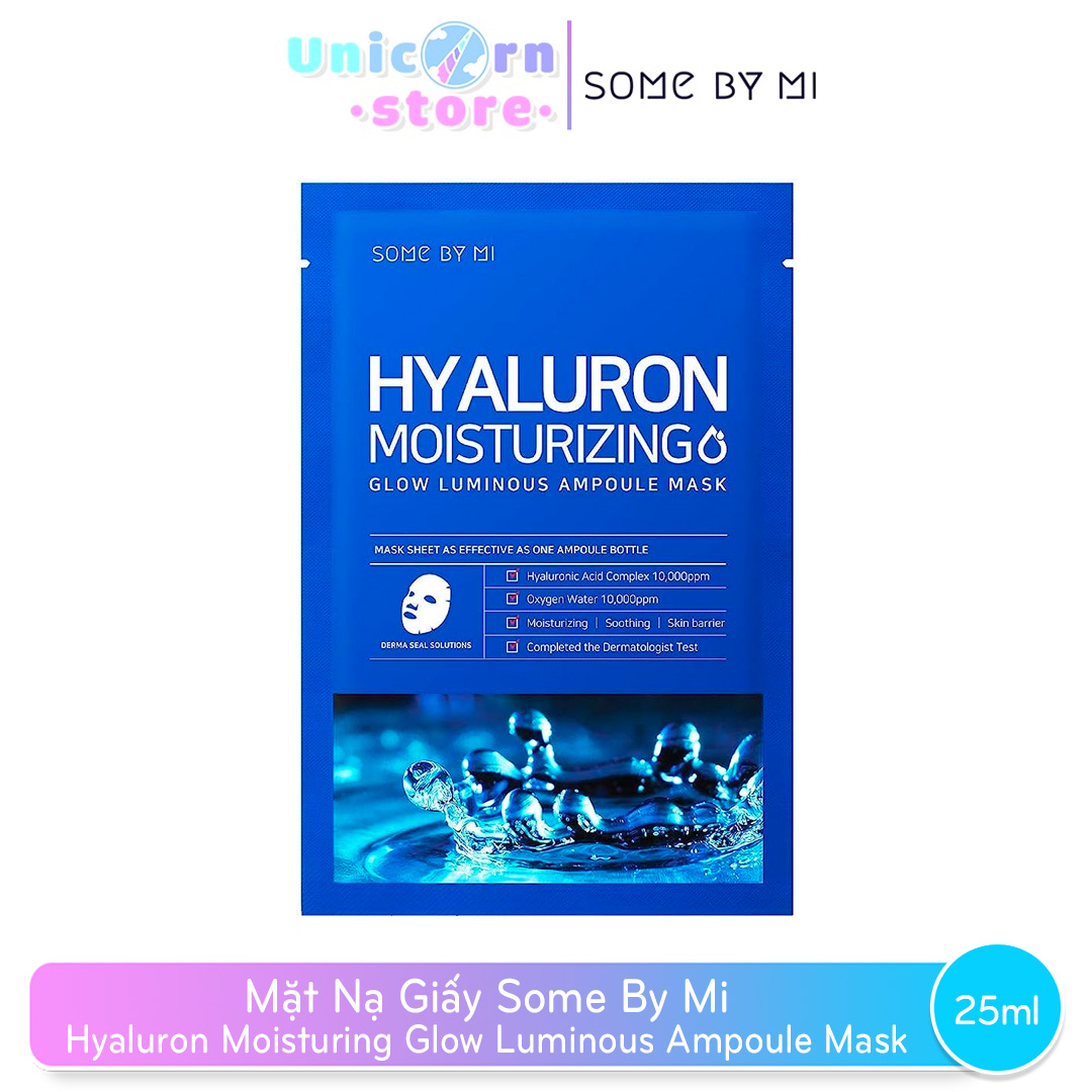 Mặt nạ giấy Some By Mi Hyaluron Moisturing Glow Luminous Ampoule Mask