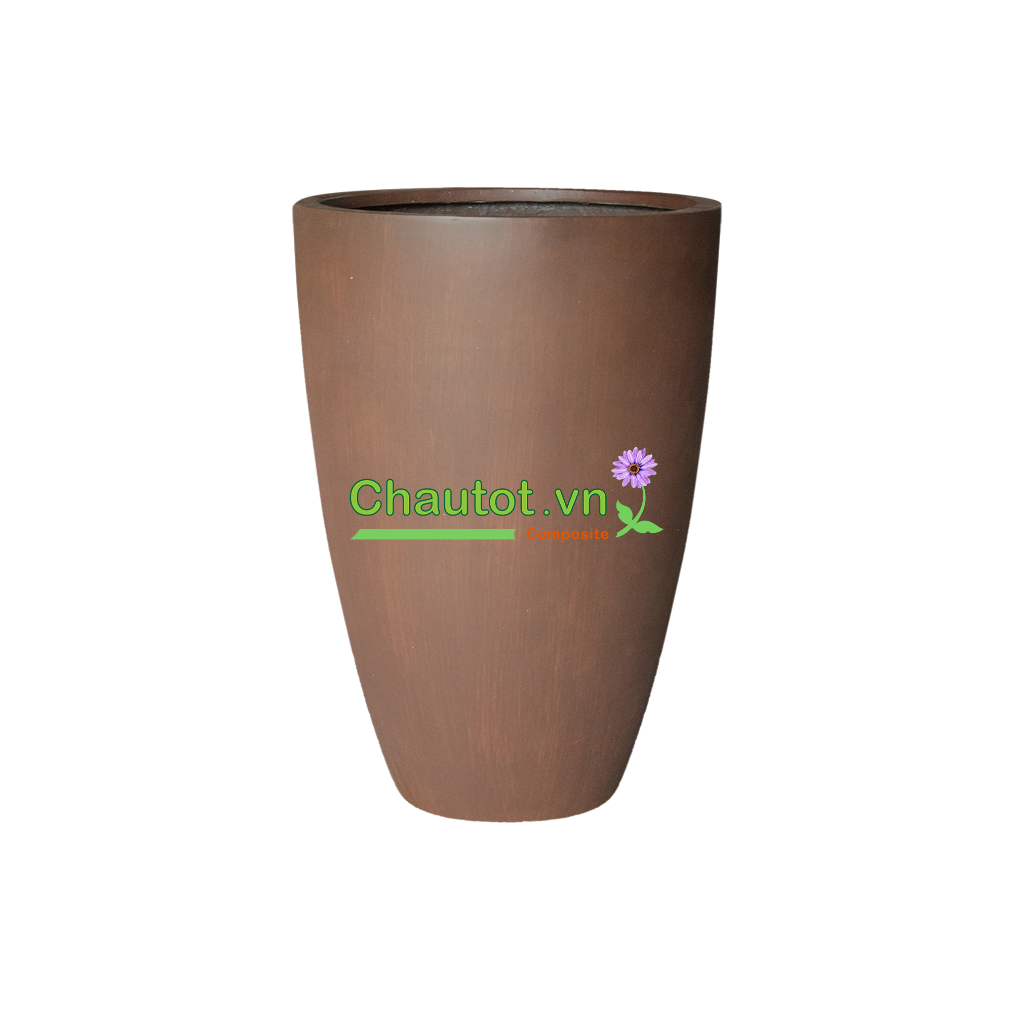 Chậu Composite Tròn 36x36x56cm|MÀU TRẮNG|CT2024-BAOBINH