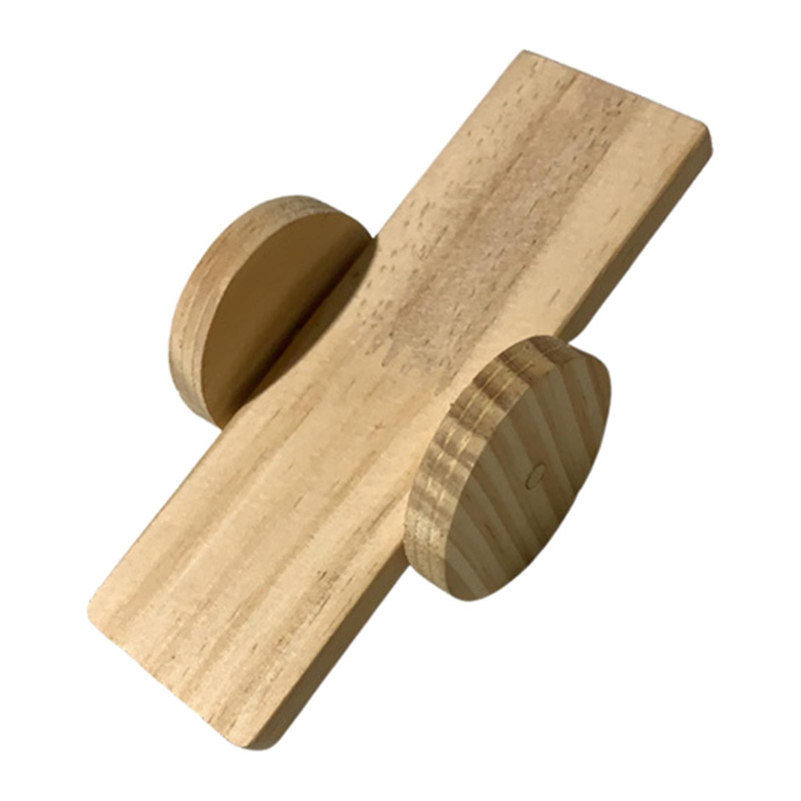 4x Wooden Hamster Toy Small Pets Gerbil Guinea Pig Seesaw Ladder Teeterboard
