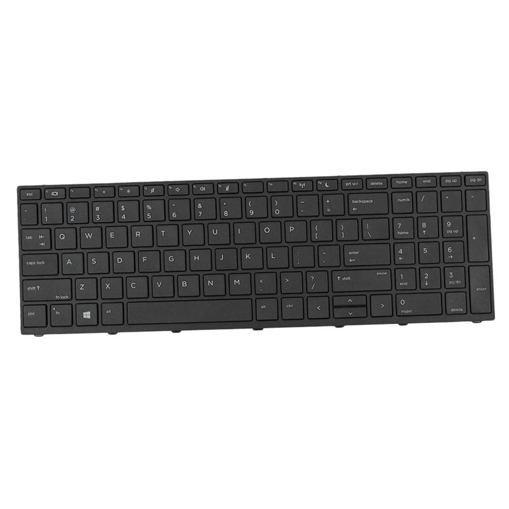 Laptop Replacement US Keyboard for 450 G5 455 w/ Black Frame