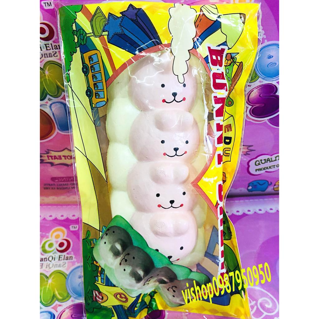 Bán SQUISHY BÁNH SÂU 4 KHÚC KÈM BAO BÌ - HÀNG CỰC ĐẸP Siêu rẻ