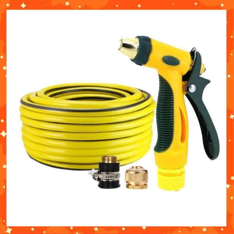 Bộ dây vòi xịt nước rửa xe, tưới cây tăng áp 3 lần,loại 3-5M 206317