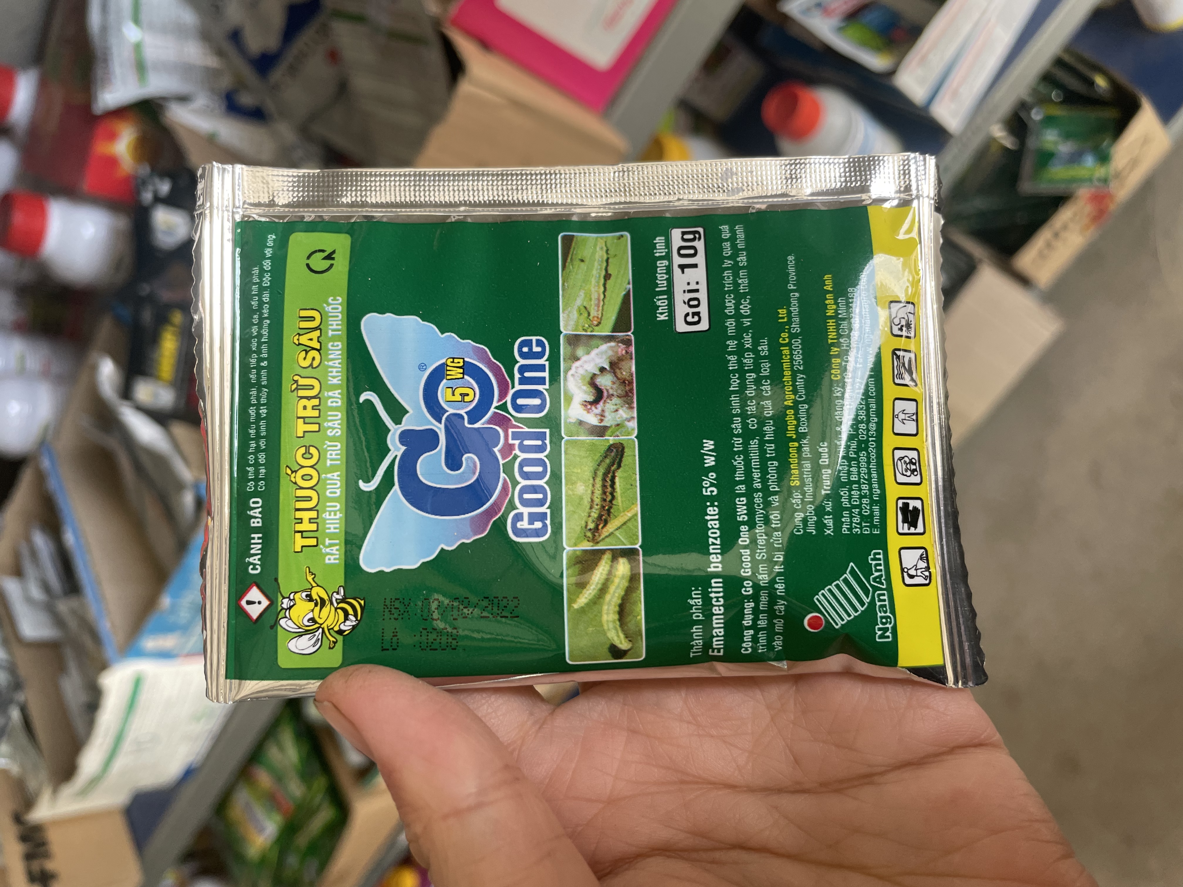 Go Good One 5WG - Thuốc trừ sâu Sinh Học Diệt trừ các loại sâu gây hại cây trồng