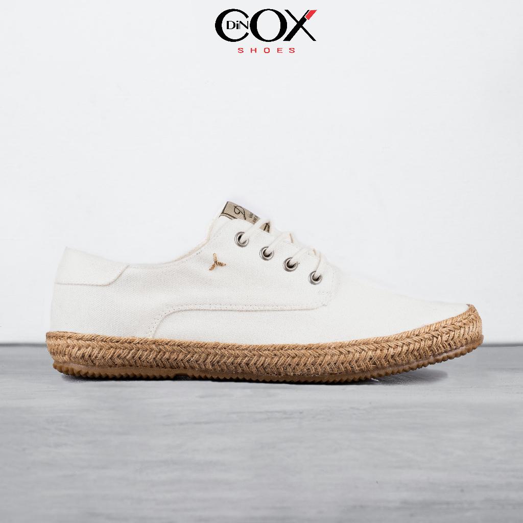 Giày Sneaker Vải Canvas Nam DINCOX E11 Sang Trọng Lịch Thiệp Natural