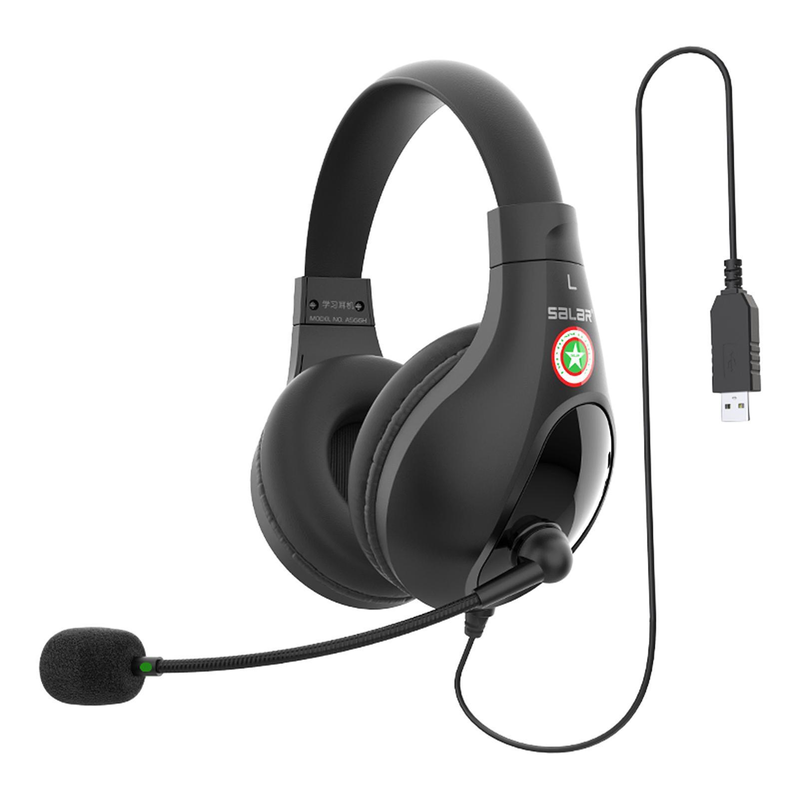 Student Headphones with Micophone Adjustable Comfortable Headset for School