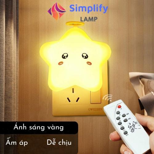 Đèn ngủ thông minh điều khiển từ xa điều chỉnh được độ sáng cực đẹp và cute S08