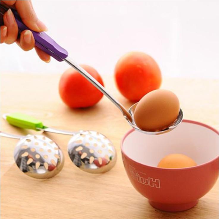 Muỗng múc canh inox cán nhựa chống nóng