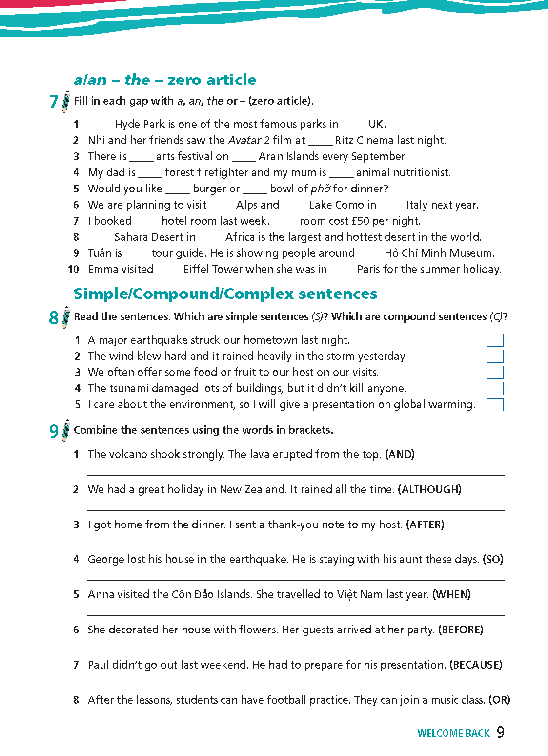 Tiếng Anh 9 Right On! - Trọn bộ (Sách học sinh, Sách bài tập, Notebook)