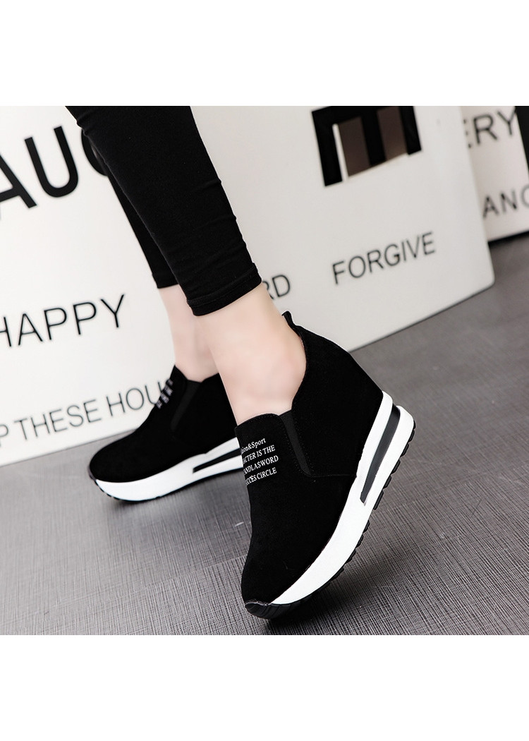 Giày Nữ Sneakers Độn Đế Cao 6cm H71