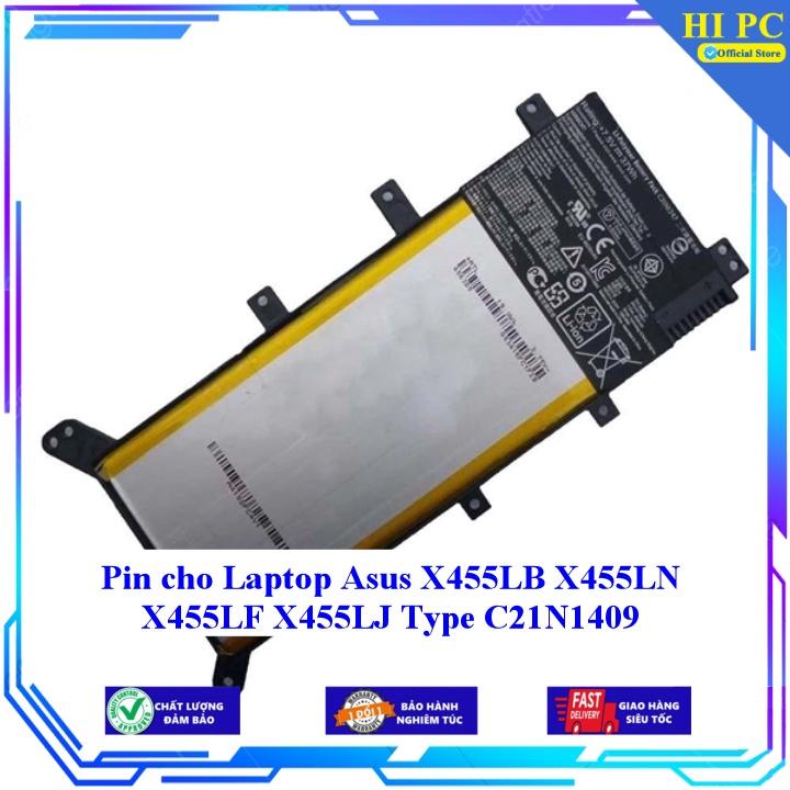 Pin cho Laptop Asus X455LB X455LN X455LF X455LJ Type C21N1409 - Hàng Nhập Khẩu