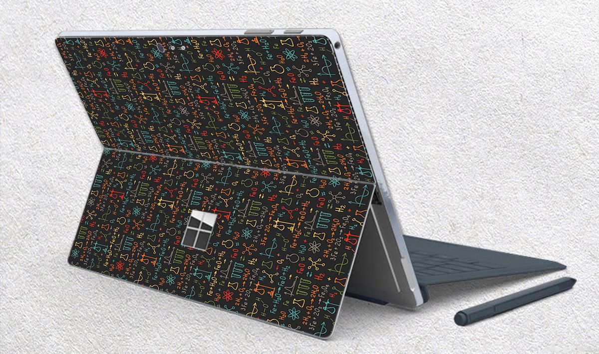 Skin dán hình Hoa văn sticker x13 cho Surface Go, Pro 2, Pro 3, Pro 4, Pro 5, Pro 6, Pro 7, Pro X