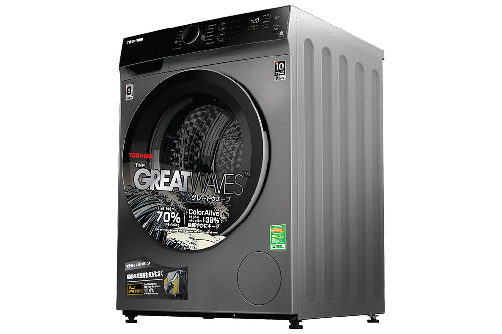 Máy giặt Toshiba Inverter 8.5Kg TW-BK95S3V- Mẫu 2023-Hàng Chính Hãng.