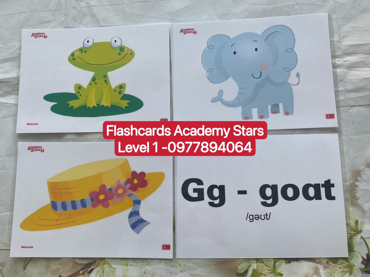 Flashcard ACADEMY STARS 1 (Size A5 ép plastics)