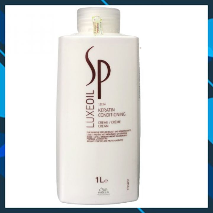 DẦU XẢ WELLA SP LUXEOIL KERATIN PROTECT SIÊU MỀM MƯỢT PHỤC HỒI TÓC ĐỨC 1000ML