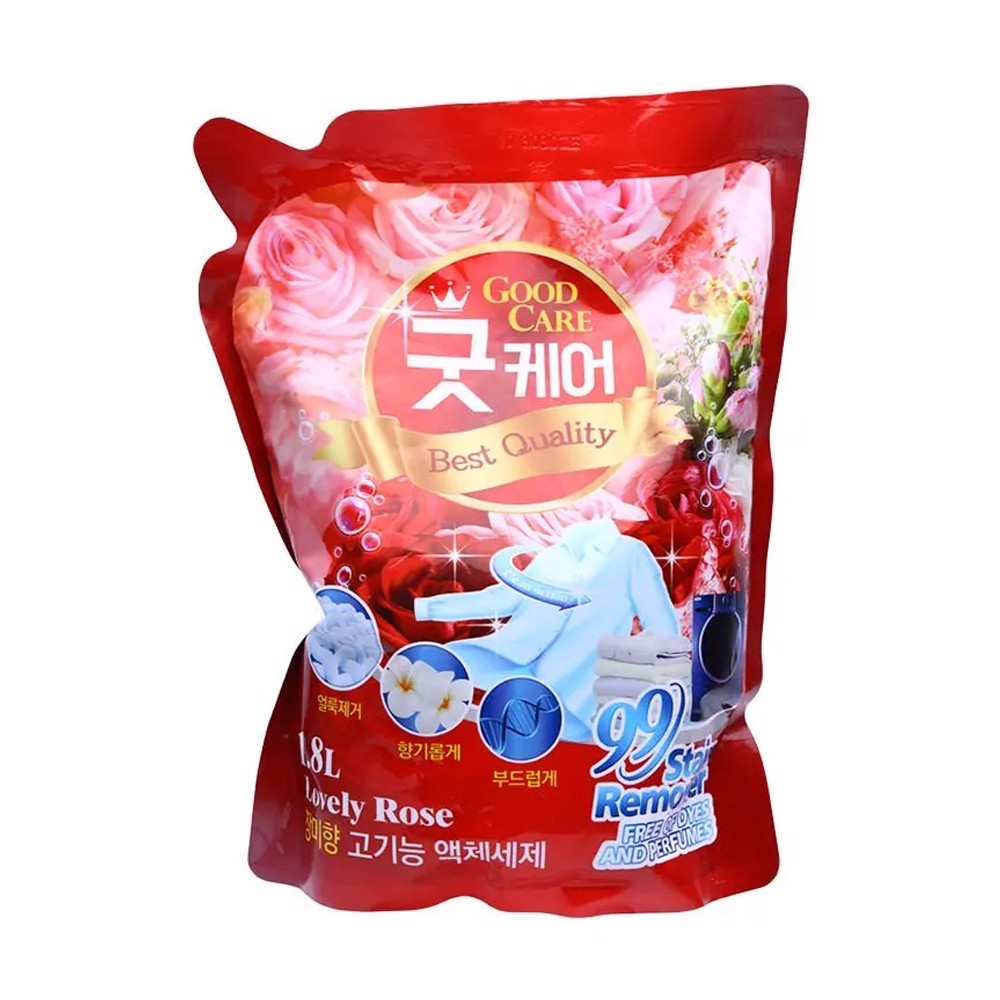 Nước giặt Good Care hương hoa hồng 1,8L