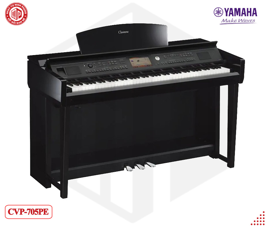 Đàn Piano điện cao cấp Yamaha CVP-705 - Màu đen bóng (PE) - Hàng chính hãng