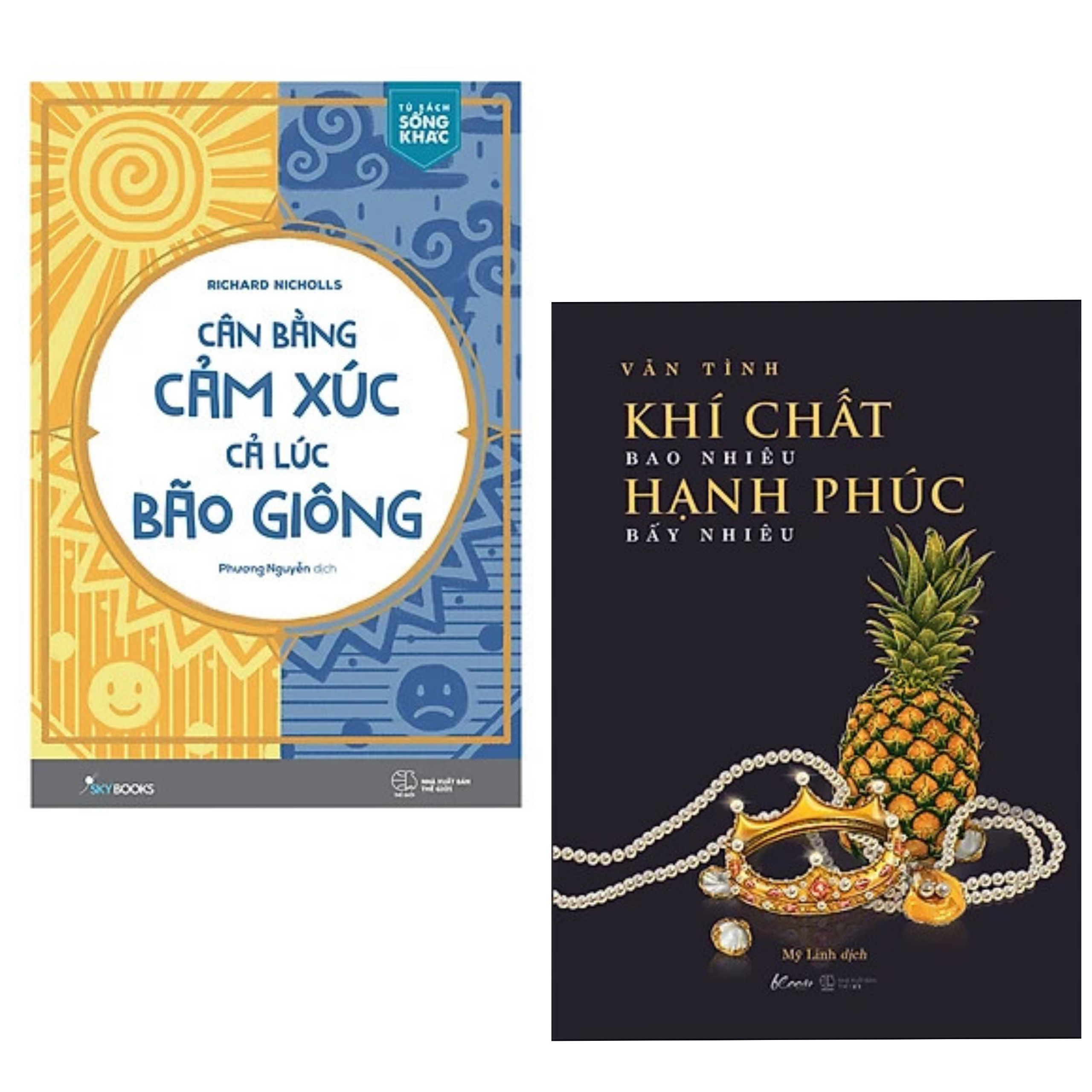 Combo 2 Cuốn Sách Kỹ Năng Sống Mọi Phụ Nữ Đều Nên Có Cân Bằng Cảm Xúc, Cả Lúc Bão Giông  Khí Chất Bao Nhiêu, Hạnh Phúc Bấy Nhiêu Tặng Kèm Bookmark Happy Life