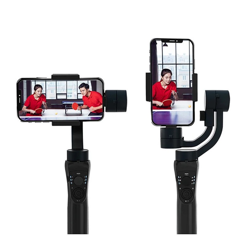 Tay Cầm Chống Rung Đa Năng Cho Điện Thoại Wiwu Gimbal S5B - Hàng Chính Hãng