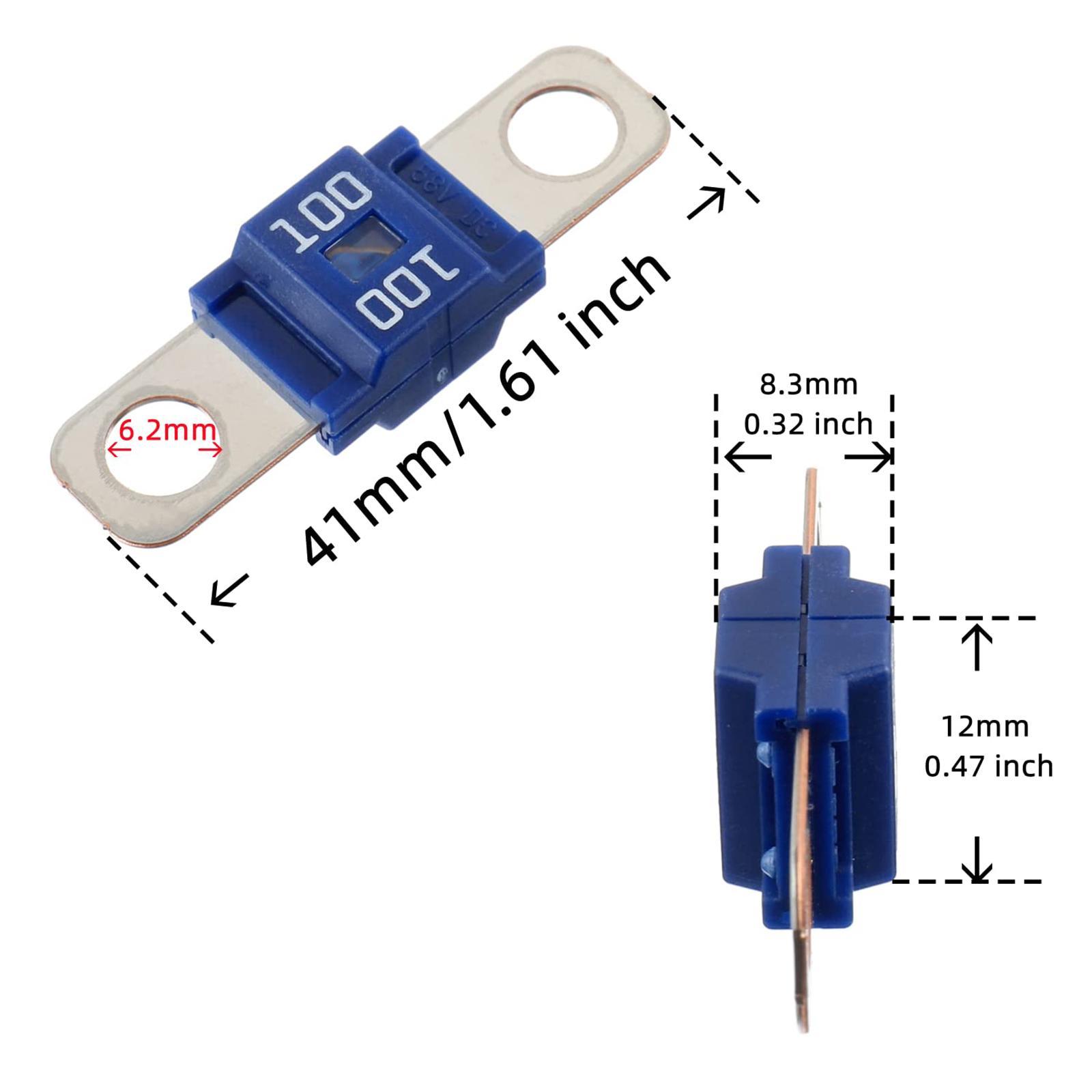 Car Fuse Holder with 2Pcs Fuses High Temperature Resistant Fuse Block Box  Fuse Vehicles Cars