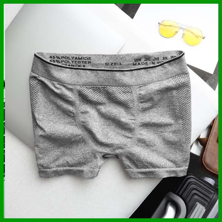 Quần Lót Nam, Quần Sịp Đùi Nam Boxer Cao Cấp. Quần Xịn, Dệt Không Đường May Chất Cotton Bamboo Siêu Mát