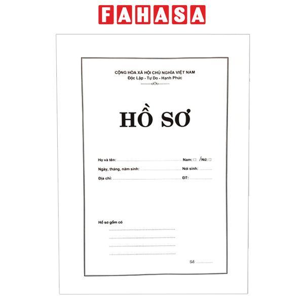 Bao Thư Hồ Sơ A4 Trắng