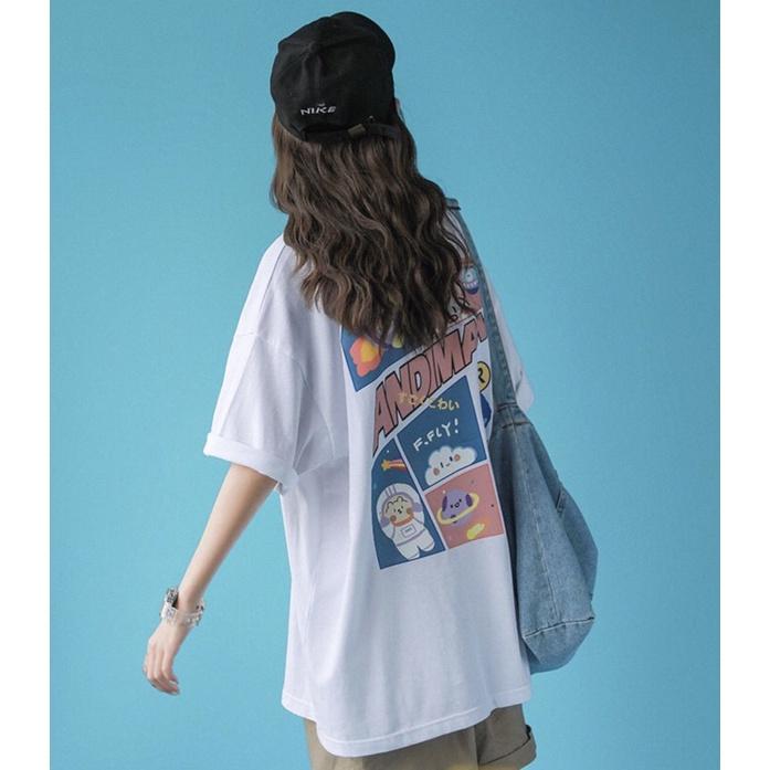 Áo thun nữ form nhỏ 30kg, áo phông tay lỡ phông dáng rộng unisex, ulzang, có size s, có size lớn