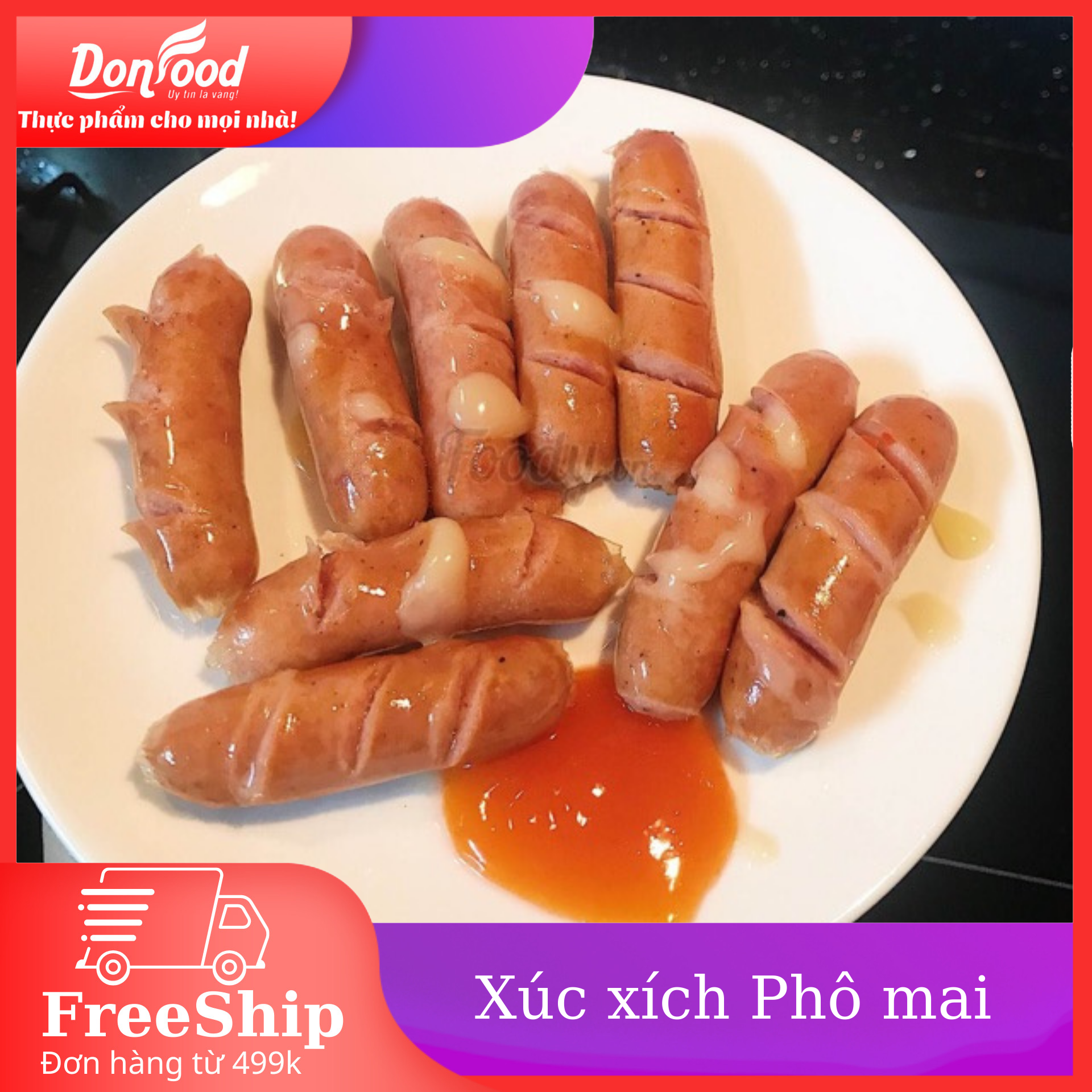 -Xúc Xích Phô mai Đức -250gr