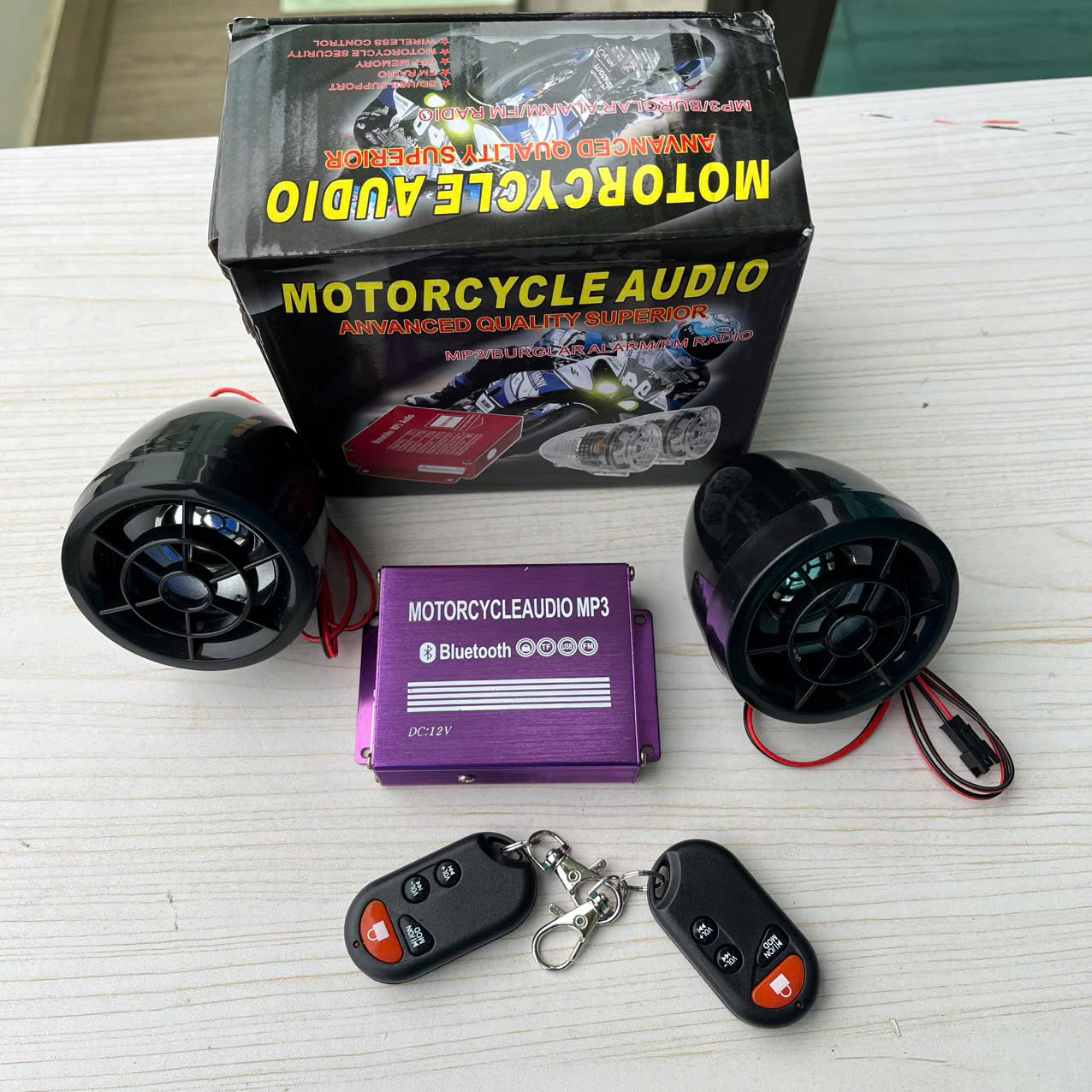 Ljoa Xe Máy Chống Trộm Nghe Nhạc Hay – Lắp Gọn, Âm Thanh Sống Động