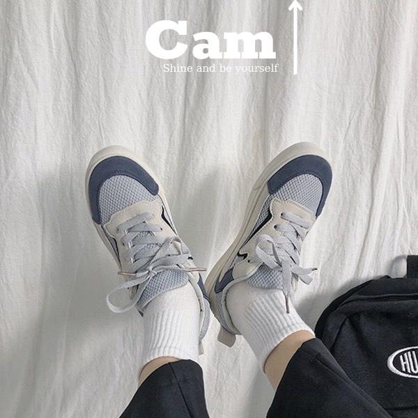 Tất Cổ Lỡ Nam Nữ Vớ Trơn Nam Nữ Màu Đen Trắng Phong Cách Basic, Tất Trơn Nữ Nam Cotton Cao Cấp Camcamvintage