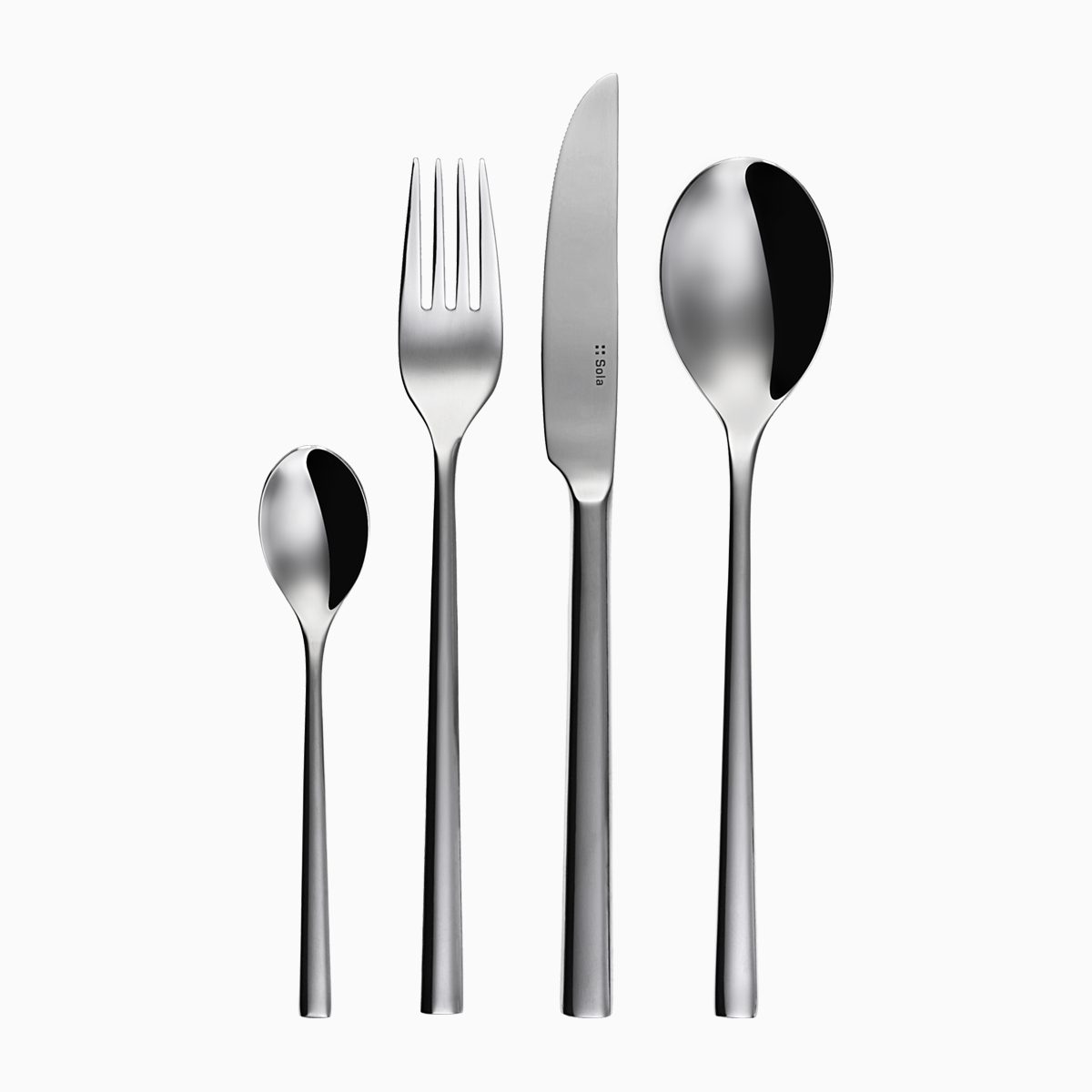 Bộ 6c Muỗng &amp; Nĩa Ăn Inox 304 Stainless Steel 18/10 Đồ dùng bàn tiệc nhà hàng khách sạn cao cấp (Set of 6pcs Table Spoon &amp; Fork)