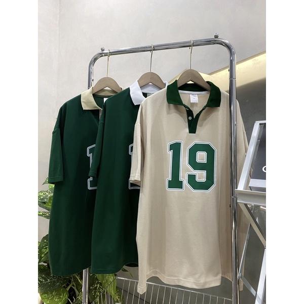 Polo tay ngắn polo nam in nhiệt không bong tróc số 19