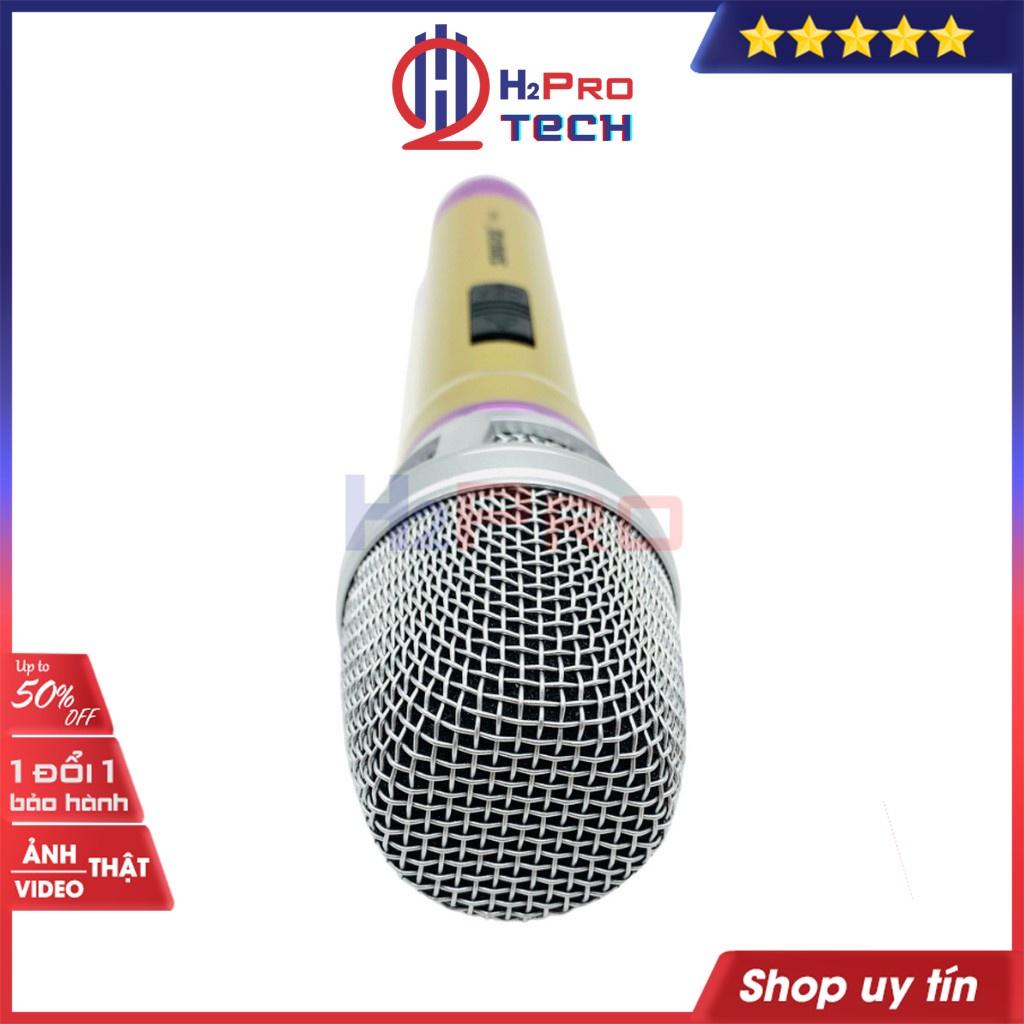 Micro karaoke có dây, micro có dây cao cấp N86 mic chắc tay hát nhẹ, tiếng hay, dây dài 7m - bh 1 năm - shop H2pro