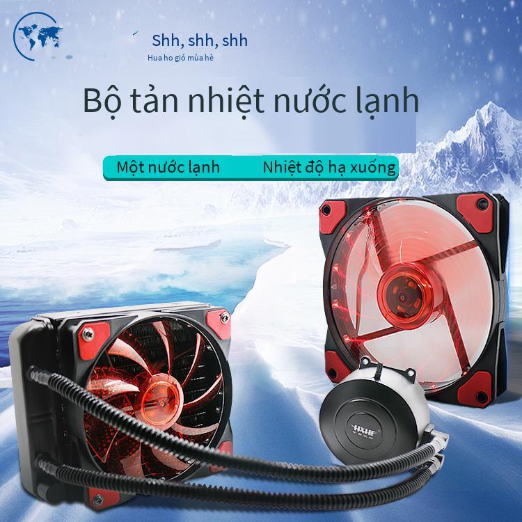 Bộ tản nhiệt làm mát bằng nước đa nền tảng tất cả trong một phong cách mới nhất khung máy tính để bàn CPU quạt làm mát câm hàng lạnh