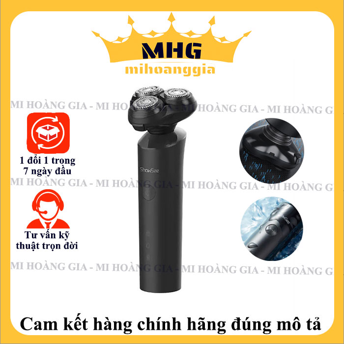 Máy cạo râu điện tử sạc bằng pin Showsee F1-PK - Hàng chính hãng