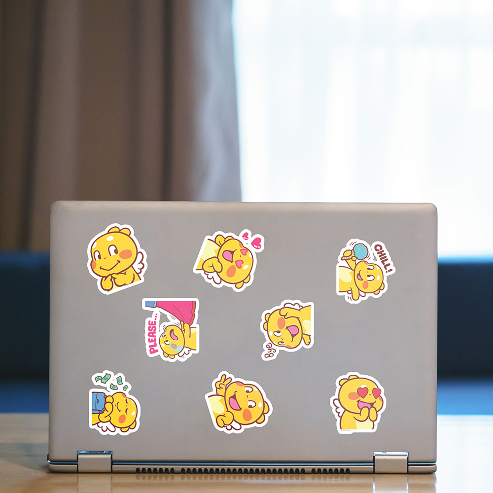 Qoobee - Set 30 sticker hình dán