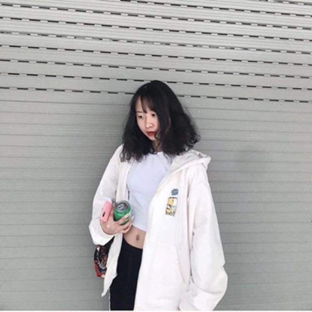 Áo khoác nỉ dáng rộng