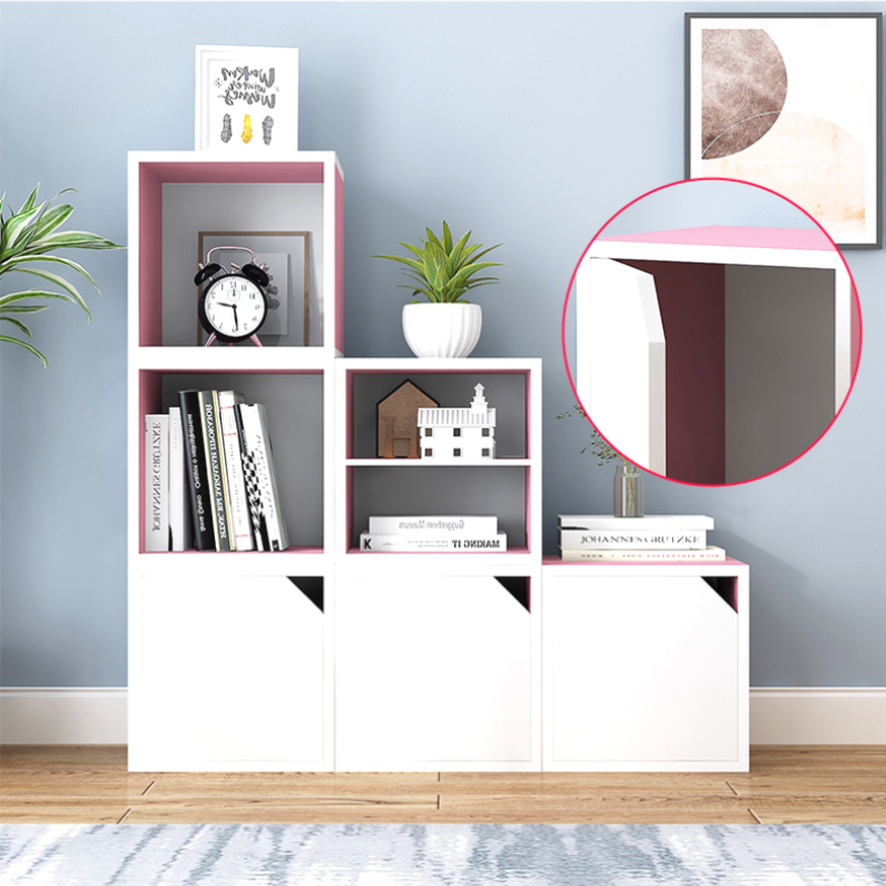 Kệ Sách Gỗ Tổ Ong Đa Năng FIVO FB02 Đa Tầng, Nhiều Màu Sắc, Kệ Sách Decor Phòng Có Kèm Tấm Lưng