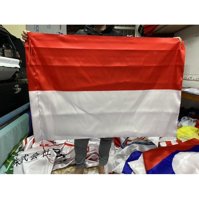 Cờ indo in 3D, in chuyển nhiệt 2 lớp