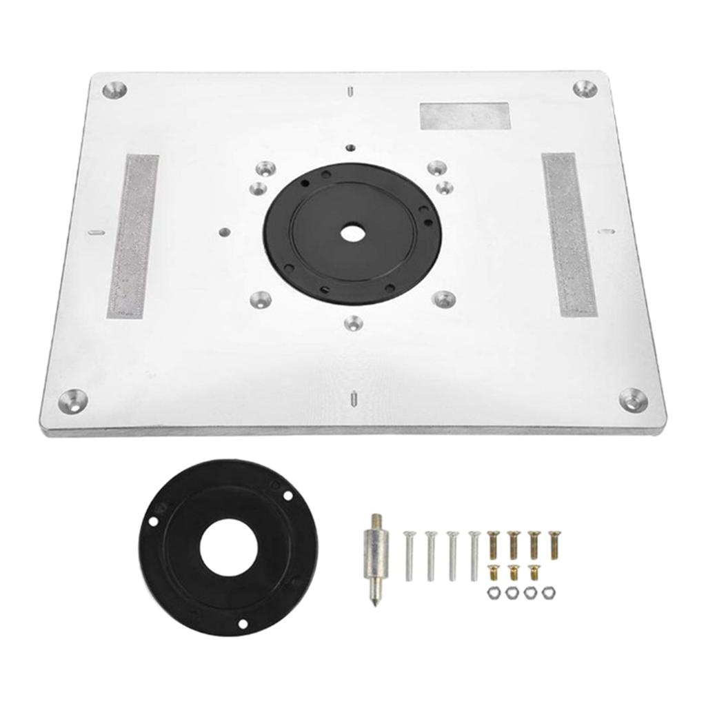 Practical Router Table Insert Plate for Woodworking Engraving Machine Tools