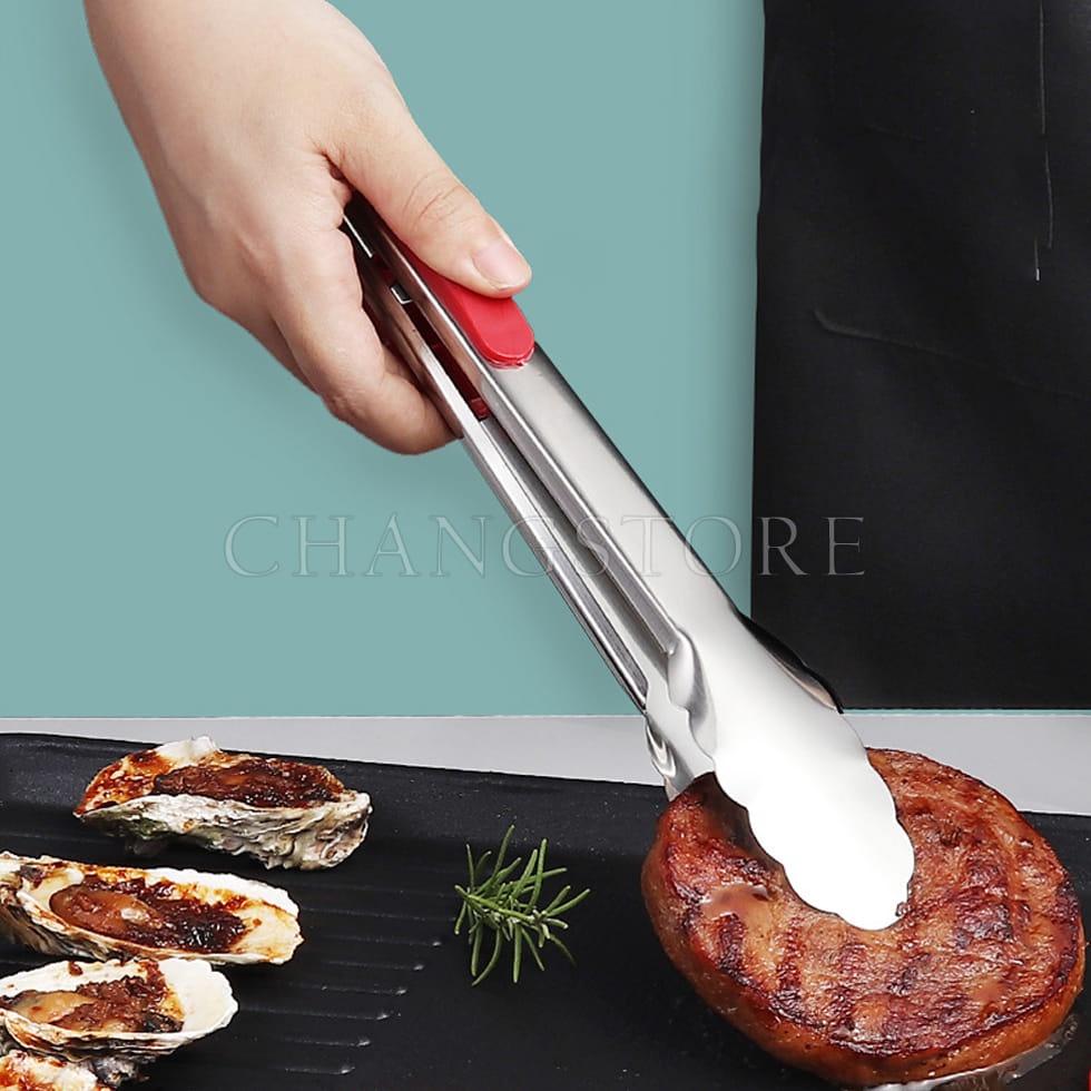 Kẹp Gắp Thức Ăn Bằng Thép Không Gỉ Tiện Dụng